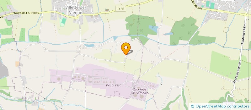 localisation de l'entreprise LA DAUPHINOISE  VILLETTE-DE-VIENNE