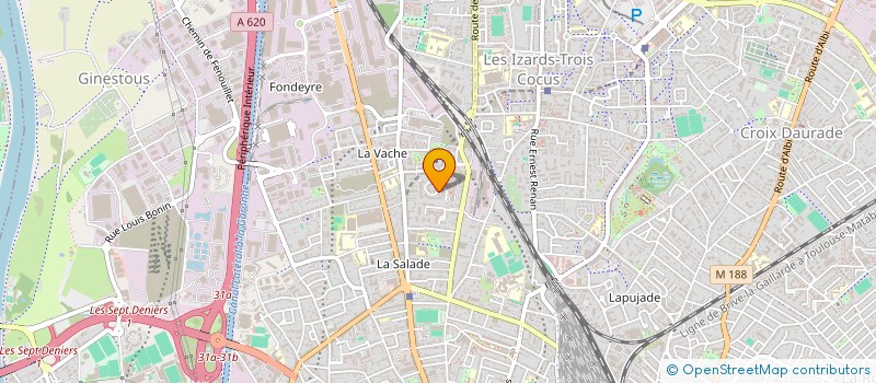 localisation de l'entreprise LA DAURADE  TOULOUSE