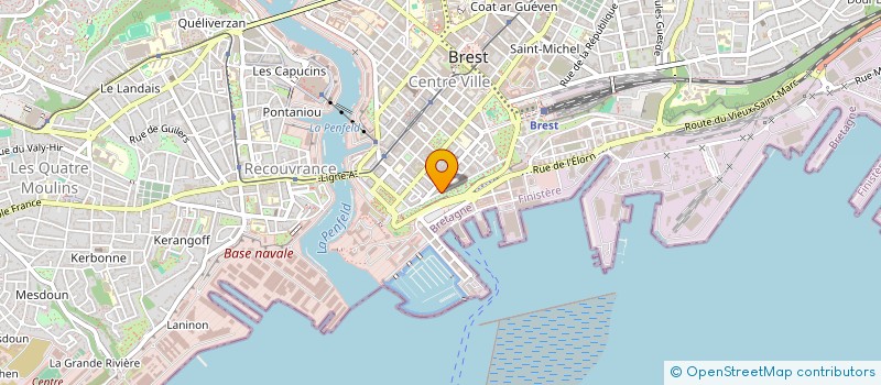 localisation de l'entreprise LA DEAUME à BREST