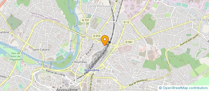 localisation de l'entreprise LA DEBAUCHE à ANGOULEME