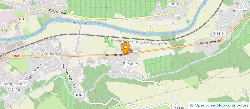 localisation de l'entreprise LA DEBROUILLE DE BIBI  BLESMES