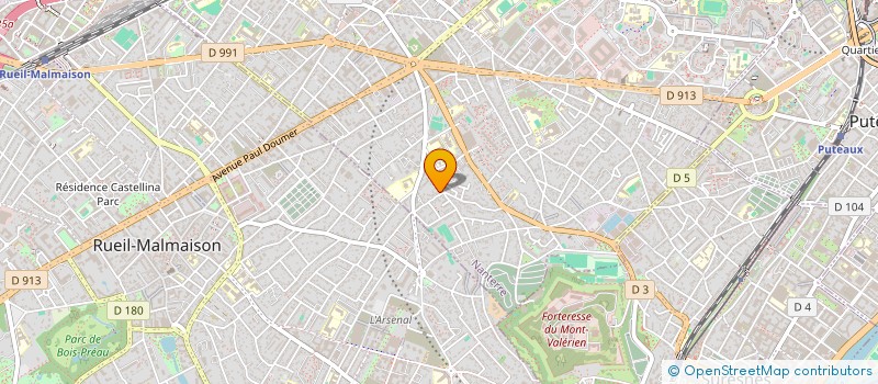localisation de l'entreprise LA DECO DE CHLOE à NANTERRE