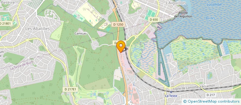 localisation de l'entreprise LA DECO DU BASSIN à LA TESTE-DE-BUCH