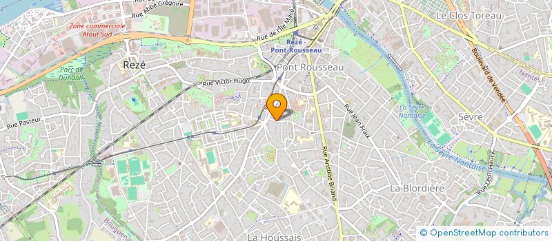 localisation de l'entreprise LA DECOUPE  REZE