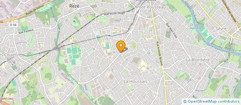 localisation de l'entreprise LA DECOUPE DU CHEF à REZE
