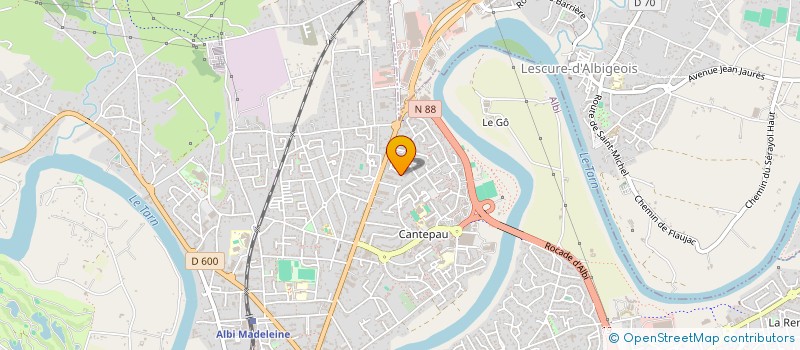 localisation de l'entreprise LA DECOUVERTE 31  ALBI