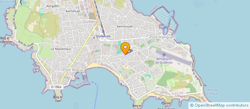 localisation de l'entreprise LA DECOUVERTE à QUIBERON