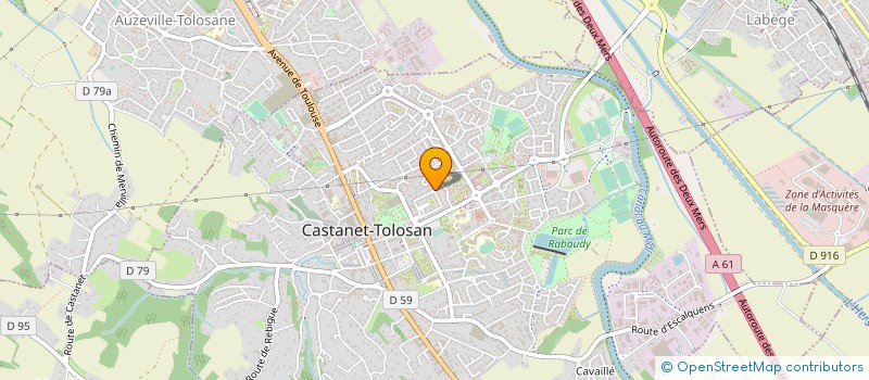 localisation de l'entreprise LA DECOUVERTE à CASTANET-TOLOSAN