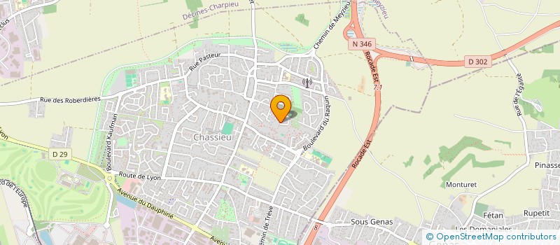 localisation de l'entreprise LA DECOUVERTE A PORTEE DE MAIN (LDPM)  CHASSIEU