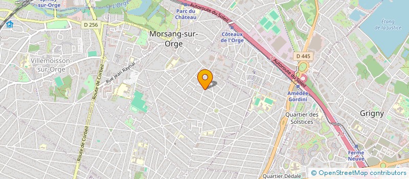 localisation de l'entreprise LA DEESSE DU SOLEIL à MORSANG-SUR-ORGE