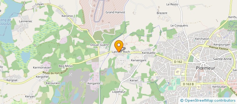 localisation de l'entreprise LA DEESSE TRUIE à PLOEMEUR
