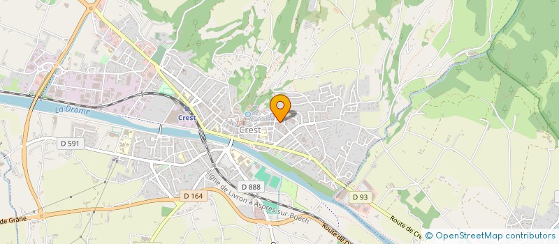 localisation de l'entreprise LA DEFAIRE LENTE à CREST