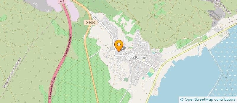 localisation de l'entreprise LA DEGLINGU ASSO  LA PALME