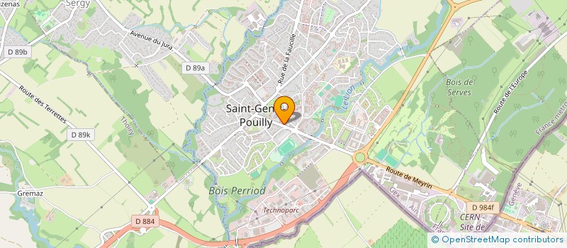 localisation de l'entreprise LA DEGUST'  SAINT-GENIS-POUILLY
