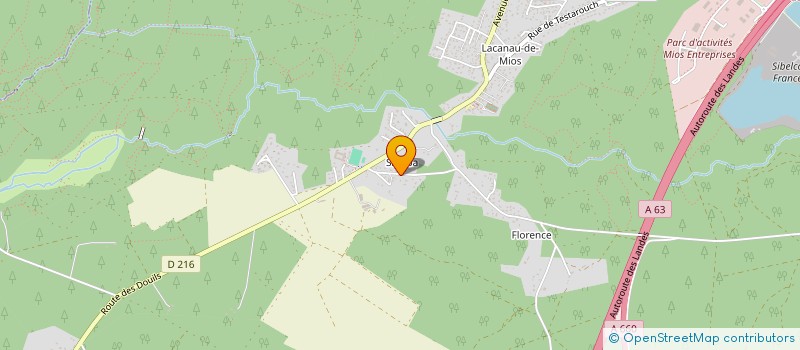 localisation de l'entreprise LA DEGUST' DE L'AIGUILLON  MIOS