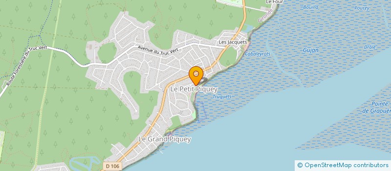 localisation de l'entreprise LA DEGUST' DU GRAND COIN à LEGE-CAP-FERRET