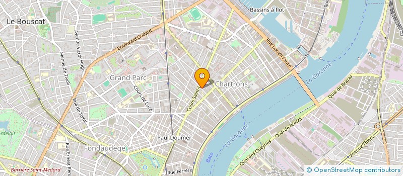 localisation de l'entreprise LA DEGUSTA'FLON à BORDEAUX