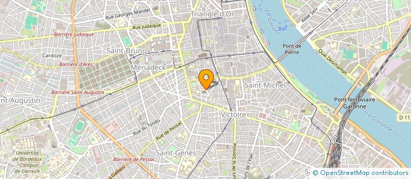 localisation de l'entreprise LA DEGUSTE à BORDEAUX