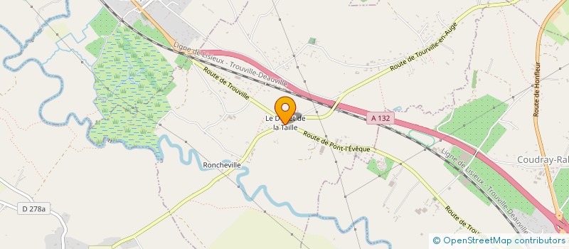 localisation de l'entreprise LA DEGUSTERIE  SAINT-MARTIN-AUX-CHARTRAINS