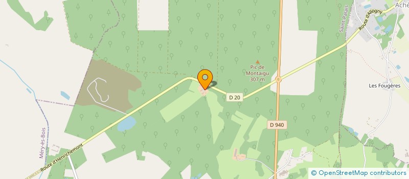 localisation de l'entreprise LA DEHONIENNE DES AFFOUARDS  SAINT-PALAIS