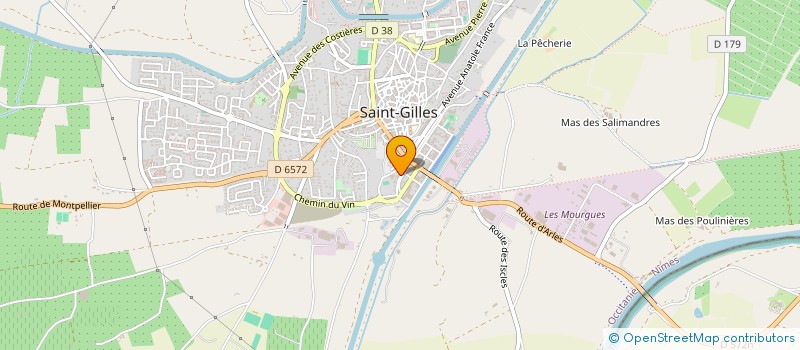 localisation de l'entreprise LA DEL FINE à SAINT-GILLES