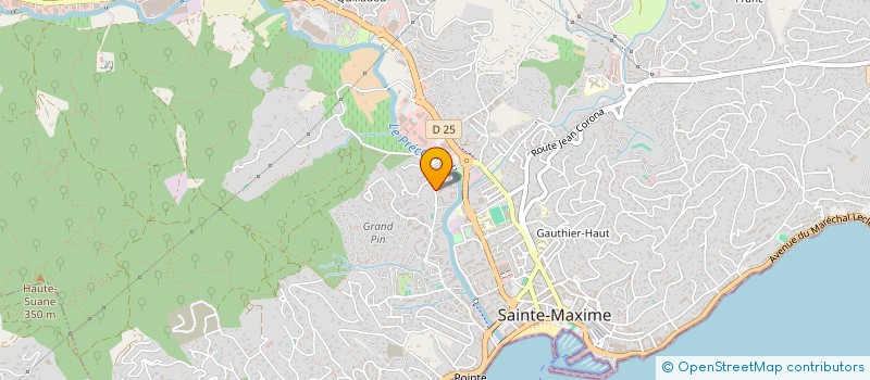 localisation de l'entreprise LA DELATTRIE  SAINTE-MAXIME