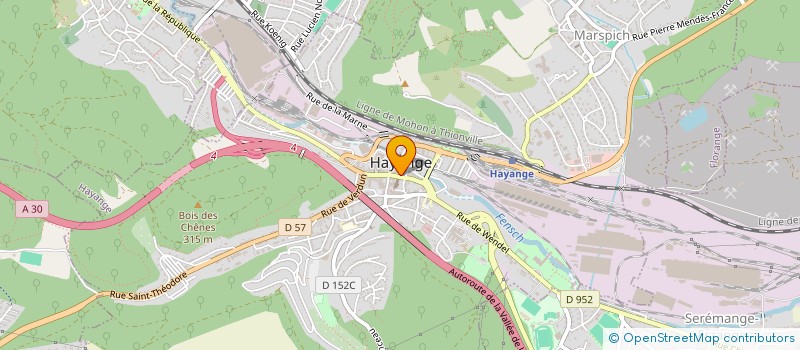 localisation de l'entreprise LA DELICATESSE  HAYANGE