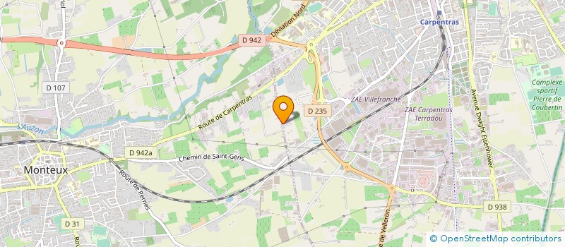 localisation de l'entreprise LA DELICIEUSE FRAISE à CARPENTRAS