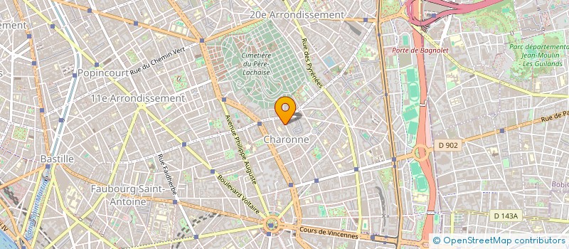 localisation de l'entreprise LA DELTA  PARIS