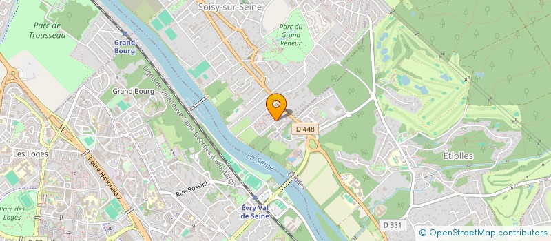 localisation de l'entreprise LA DEMARCHE SAJE à SOISY-SUR-SEINE