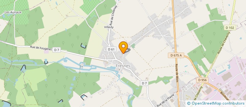 localisation de l'entreprise LA DEMARRERIE  FRESNES