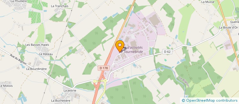 localisation de l'entreprise LA DEMAT' FR  LA CHEVROLIERE