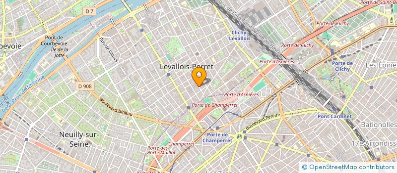 localisation de l'entreprise LA DEMEURE à LEVALLOIS-PERRET