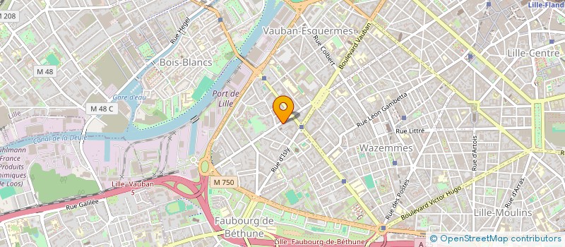 localisation de l'entreprise LA DEMEURE à LILLE