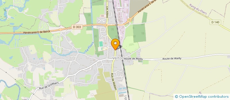 localisation de l'entreprise LA DEMEURE  VERTON