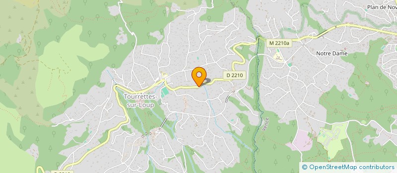 localisation de l'entreprise LA DEMEURE DE JEANNE à TOURRETTES-SUR-LOUP