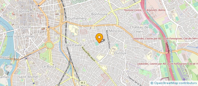 localisation de l'entreprise LA DEMEURE DE L'OASIS à TOULOUSE