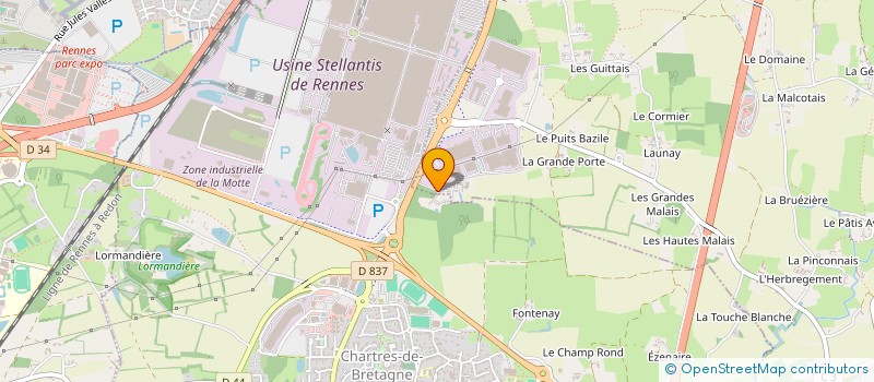 localisation de l'entreprise LA DEMEURE DE MARIE à NOYAL-CHATILLON-SUR-SEICHE
