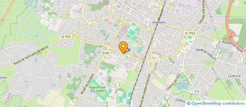 localisation de l'entreprise LA DEMEURE DE SIMBREVE à CHALLANS