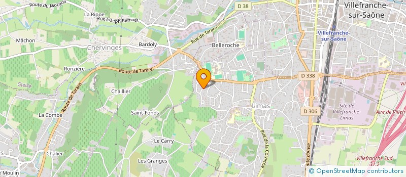 localisation de l'entreprise LA DEMEURE DES DEUX RUISSEAUX à LIMAS