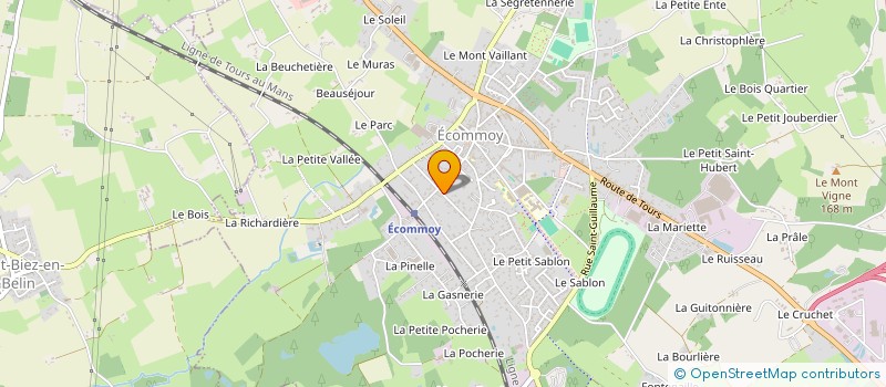 localisation de l'entreprise LA DEMEURE DU CARROUSEL  SAINT-MARS-D'OUTILLE