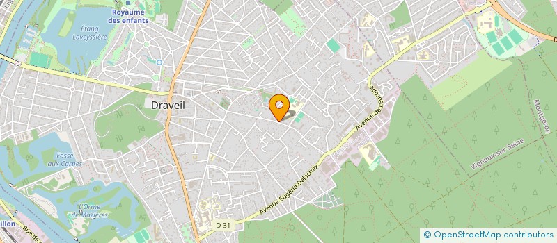 localisation de l'entreprise LA DEMEURE DU MARAIS à DRAVEIL
