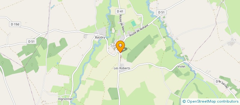 localisation de l'entreprise LA DEMEURE HISTORIQUE à SARZAY