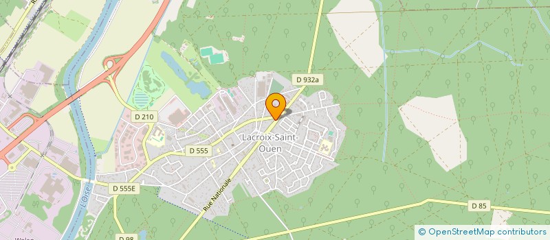 localisation de l'entreprise LA DEMI-LUNE  LACROIX-SAINT-OUEN