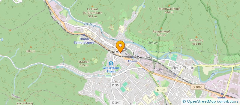 localisation de l'entreprise LA DEMI-LUNE SARL  THANN