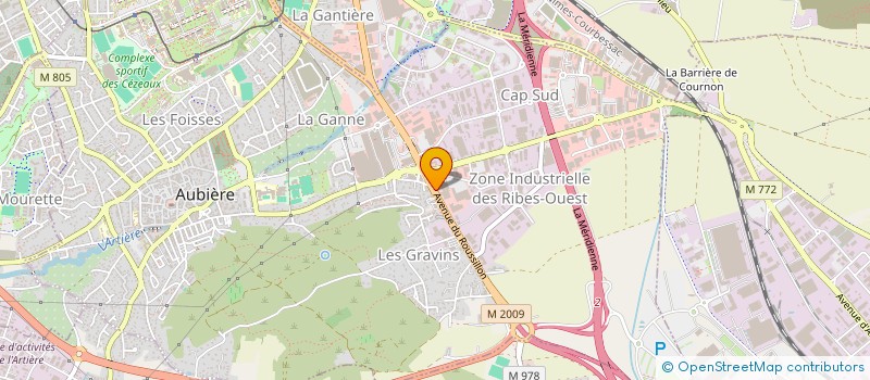 localisation de l'entreprise LA DEMIAULERIE  AUBIERE