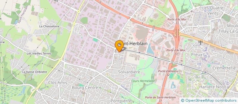 localisation de l'entreprise LA DEMOCRATIE ACTION CITOYENNE à SAINT-HERBLAIN