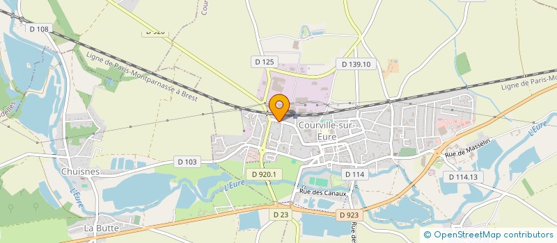 localisation de l'entreprise LA DEMOISELLE à COURVILLE-SUR-EURE