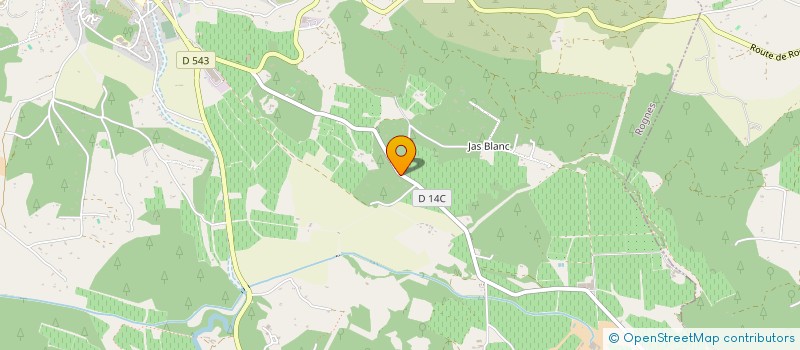 localisation de l'entreprise LA DEMOISELLE  ROGNES