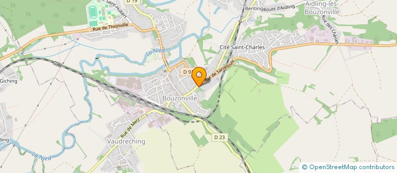 localisation de l'entreprise LA DEMOLITION  BOUZONVILLE